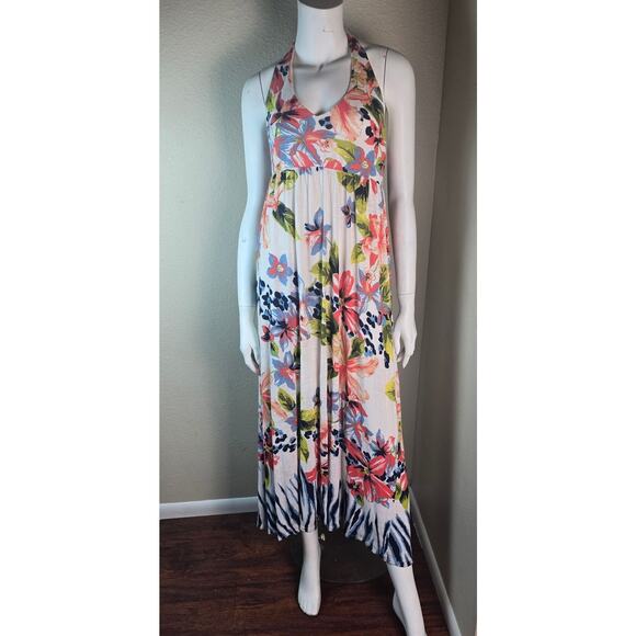 Tommy Bahama Bungaroo Blooms Maxi Dress Halter Top Floral Print - S - Picture 4 of 8